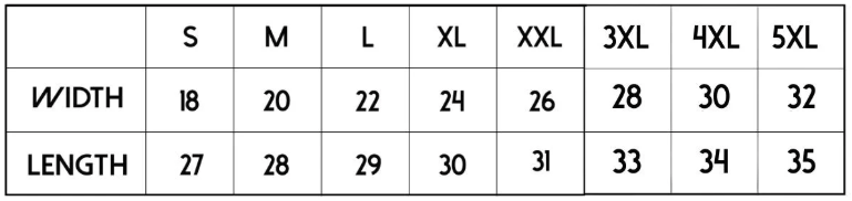 Size guide